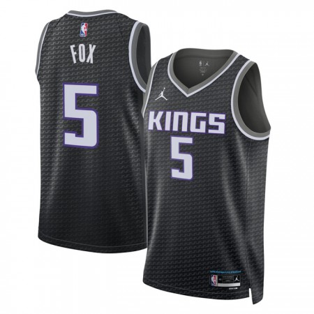 Dres Sacramento Kings Deaaron Fox 5 Jordan 2022-23 Statement Edition Crno Swingman